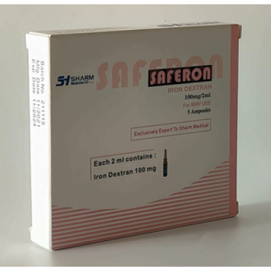 Iron Dextran 100mg/2ml, Supplement of Iron Reserves and Correct Iron Deficiency Anemia