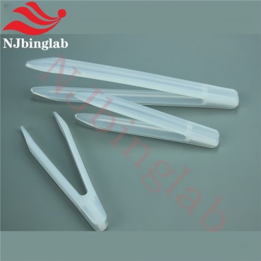 180mm PFA Tweezers Sample Handling in Strong Acid Cleaning Process