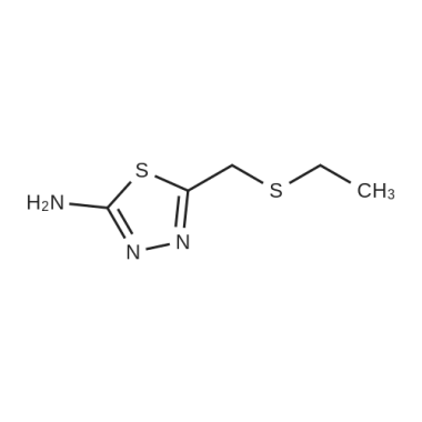 5-((Ethylthio)methyl)-1,3,4-thiadiazol-2-amine