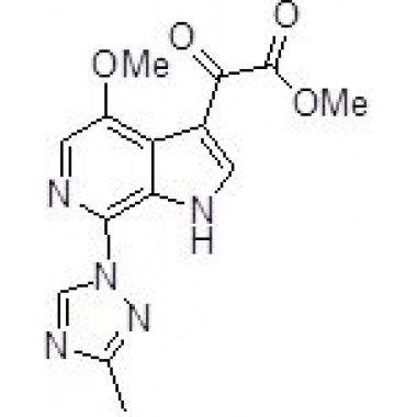 1H-Pyrrolo[2,3-c]pyridine-3-acetic acid, 4-Methoxy-7-(3-Methyl-1H-1,2,4-triazol-1-yl)-α-oxo-, Methyl ester