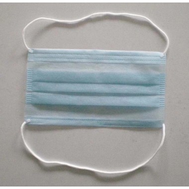 Disposable nonwoven face mask