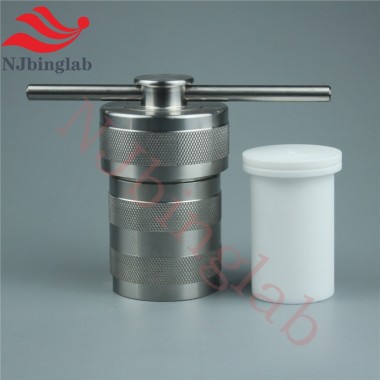 Chemistry Lab High-Pressure Stainless Steel Hydrothermal Synthesis Reactor 30ml PTFE/Tfm Lined Tank