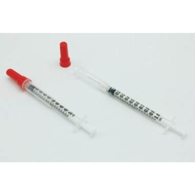 Safety insulin syringe