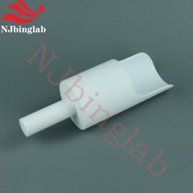 PTFE Pillar-Shaped Shovel, Scooping up Solid Samples Non-adhersive Metal Elements