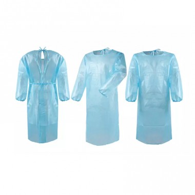 Disposable isolation gown