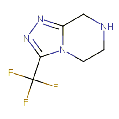  3-(Trifluoromethyl)-5,6,7,8-tetrahydro-[1,2,4]triazolo[4,3-a]pyrazine