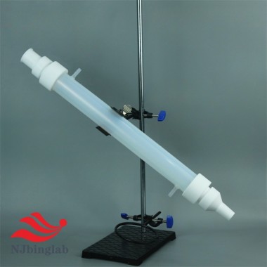 300ml PFA Condenser Straight Tube Hf Resistant Condensation Unit, Matching Collection Bottle