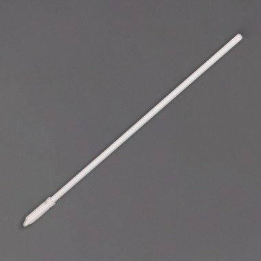 Conical Head Polyester Cleaning Swab Stick with White Long Handle