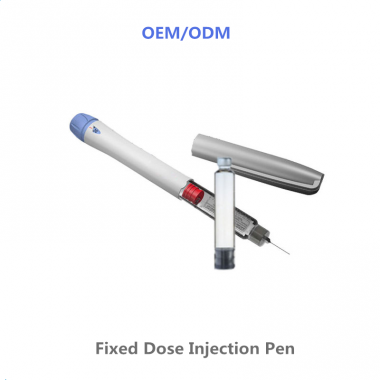 Injection Pen Easy Operation Insulin Delivery Pen Prefilled Fixed Dose Insulin Pen For Diabetes for 3ml Cartridge
