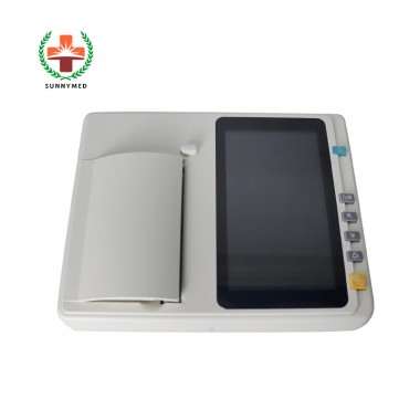 SY-H004 medical cheap 3 channel ecg mini electrocardiograph machine