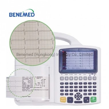 6 Channel Portable ECG Machine Electrocardiograph ECG601