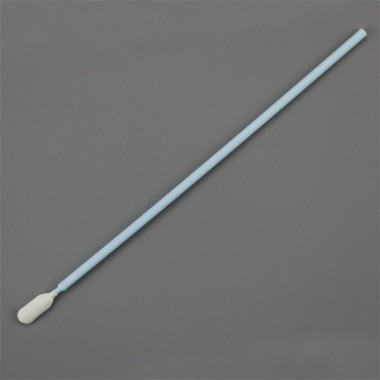 Small Round Head Double Layer Polyester Cleaning Swab with Long Handle