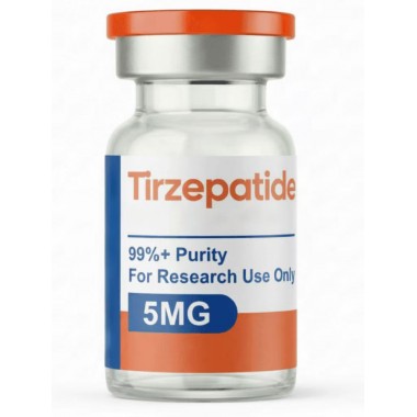 Research Peptide Tirzepatide 5mg Lyophilized Powder GLP-1 GIP Dual Receptor Agonist High Purity Tirzepatide For Lab Research