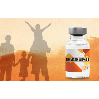 Lyophilized Thymosin Alpha 1 5mg Research Peptide Immune Regulation Laboratory Raw Powder Vial