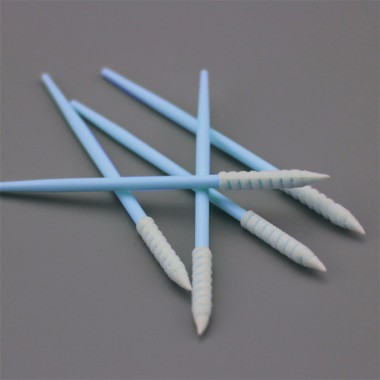 Spiral Pointed Tipped Cleanroom Foam Swab Lint Free Cleaning Swab sticks