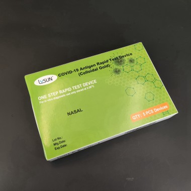 covid 19 test antigen rapid self test 5 kits/box