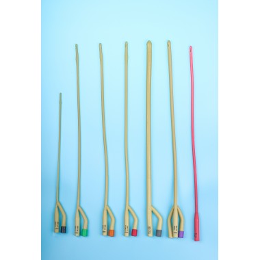 latex or silicone  foley catheter