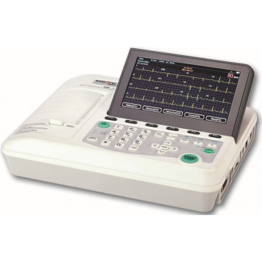 Digital 12 leads 3 Channel ECG EM-301 better quality and good price ECG machine