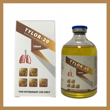 Veterinary Tylosin Tartrate Injection 20% 100ml