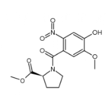 methyl-(2S)-N-[4-hydroxy-5-methoxy-2-nitrobenzoyl]pyrrolidine-2-carboxylate