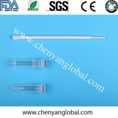 Disposable oral DNA test biological samples collection nylon flocked sterile gene kit