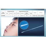 NASOPHARYNGEAL FLOCKED SWABS FOR INFLUENZA FS-N96000