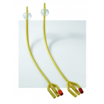 Three-chamber standard latex catheters