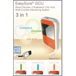 EasySure GCU Blood Glucose/Cholesterol/Uric Acid Multi-Function Monitoring System