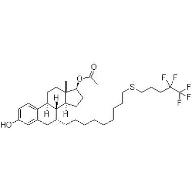 (7a,17b)-7-[9-[(4,4,5,5,5-Pentafluoropentyl)thio]nonyl]-estra-1,3,5(10)-triene-3,17-diol 17-acetate