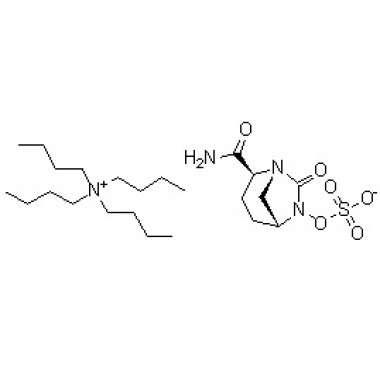 N,N,N-tributyl-1-Butanaminium (1R,2S,5R)-2-(aminocarbonyl)-7-oxo-1,6-diazabicyclo[3.2.1]oct-6-yl sulfate