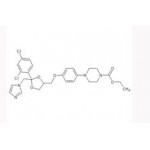 ethyl 4-(4-{[(2R,4S)-2-(2,4-dichlorophenyl)-2-(1H-imidazol-1-ylmethyl)-1,3-dioxolan-4-yl]methoxy}phenyl)piperazine-1-carboxylate