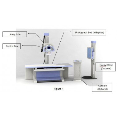 High Frequency Digital X Ray Machine Sleeping Style Yjx160A