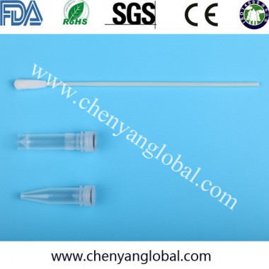 Disposable buccal cells sampling oral collection sterile flocked tip DNA test kit