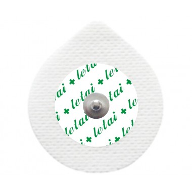 Lightweight droplike adult non-woven ECG electrodes