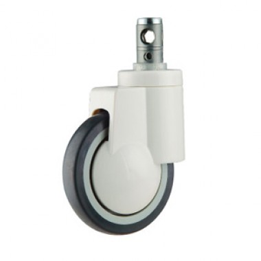single wheel central lock caster