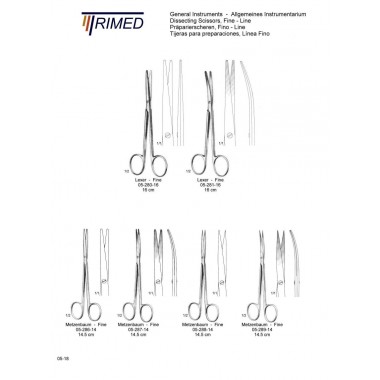 Dissecting Scissors, Fine - Line