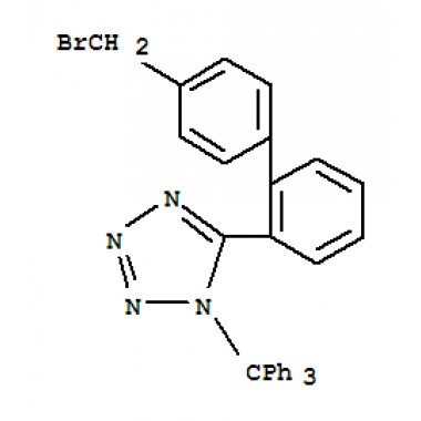 n-(triphenylmethyl)-5-(4'-bromomethylbiphenyl-2-yl-)terazole