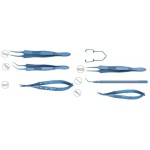 OBEXA TITANIUM CATARACT AND IOL IMPLANT SET OF 7 INSTRUMENTS