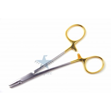 MAYO-HEGAR Needle Holder, Gold Handles, STR, TC