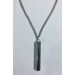 New Stainless Steel Large Bottle Chrome Vial Pendant Oil Vial Necklace/ Multi Purpose Used Chrome Vial