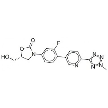 (R)-3-(3-fluoro-4-(6-(2-Methyl-2H-tetrazol-5-yl)pyridin-3-yl)phenyl)-5-(hydroxyMethyl)oxazolidin-2-one