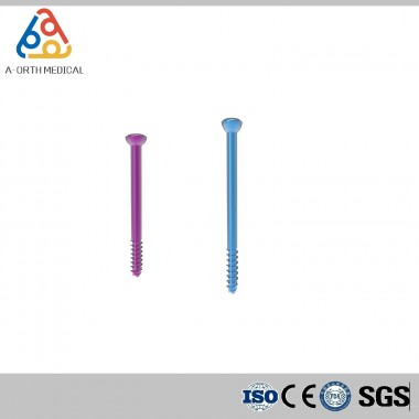 (Screw 32mm) Titanium Cannulated Screw of Surgical Orthopedic Implant