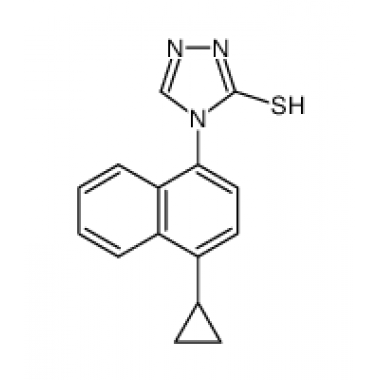 4-(4-cyclopropylnaphthalen-1-yl)-4H-1,2,4-triazole-3-thiol