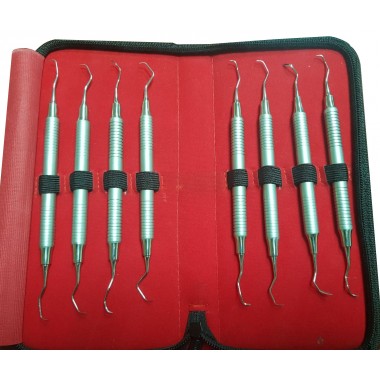 Dental Instruments Dental Gracey Bone Curette Set Of 8 pcs