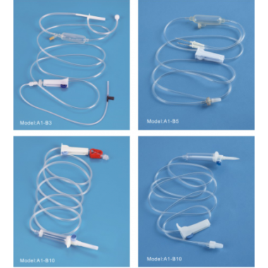 Disposable aseptic infusion sets with needle