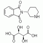 2-(3R)-3-Piperidinyl-1H-isoindole-1,3(2H)-dione D-(-)-tartarate