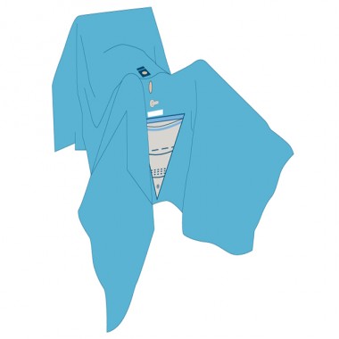 Disposable SMS surgical eye drape