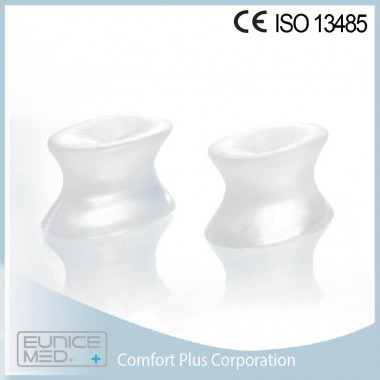 Silicone toe spreaders