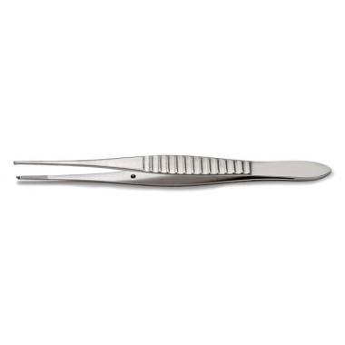 Dissecting Forceps, 15.5cm, Straight, 1x2 teeth, German