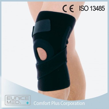 Knee brace with circular strip